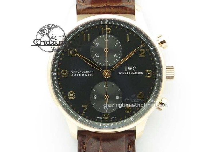 MIROTIME 0706 MoistureWicking Portuguese Real PR IW500704 ZF 1:1 Best Edition On Brown Leather Strap A52010 V 7311